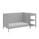 preview thumbnail 2 of 1, Graco Theo 5 In 1 Convertible Crib & Changer Pebble Gray