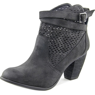 Shop Not Rated Macy Women Round Toe Synthetic Black Ankle