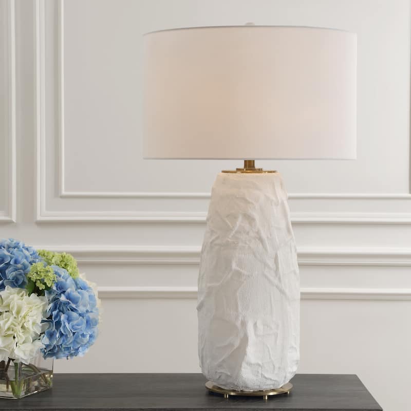 Uttermost Vida White Table Lamp - 33" H X 19" W X 19" D