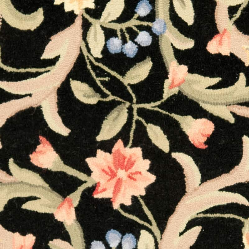 SAFAVIEH Handmade Chelsea Hali French Country Floral Scroll Wool Rug