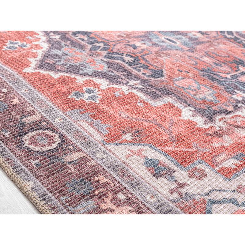 VER02 Vera Collection Multi Power Loomed Indoor Area Rug