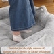 preview thumbnail 13 of 19, Giant Foldable Bean Bag Chair for Adults Kids Large Beanbag Sofa