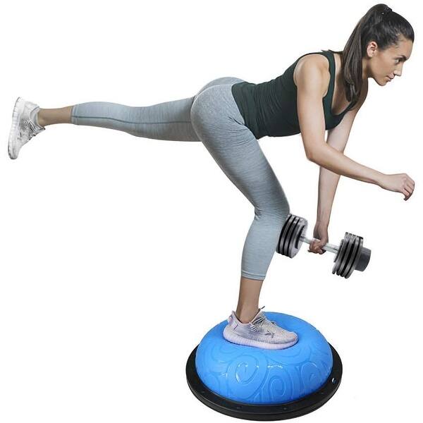 Giftig Voorstad dik TiramisuBest Balance Ball Trainer Half Yoga Exercise Ball - Overstock -  32885594