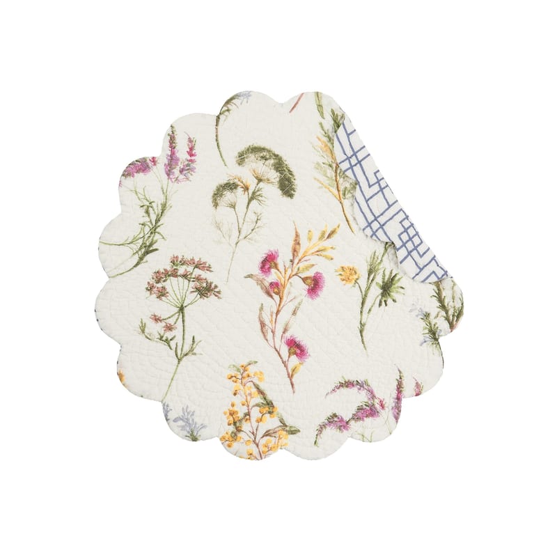 Genevieve Round Placemat Set of 6 - 17" - Round
