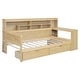 preview thumbnail 6 of 10, Maximize Stroage Space Daybed Twin Frame with 2 Drawers, Natural