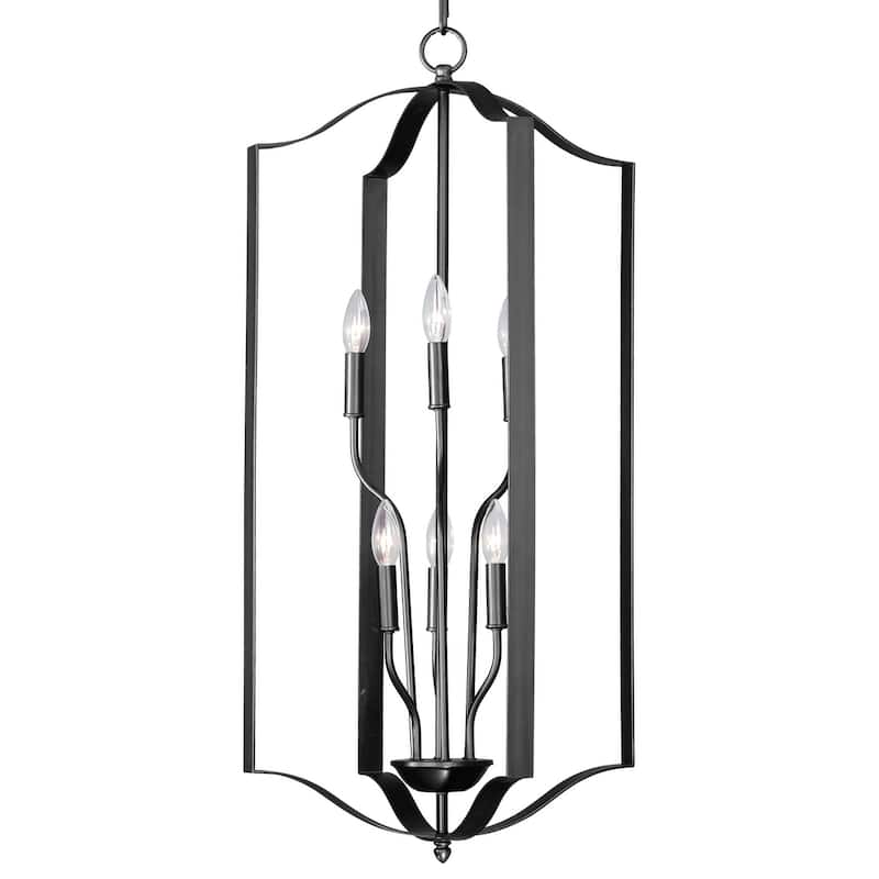 Maxim Provident 6 Light 18" Wide Taper Candle Pendant
