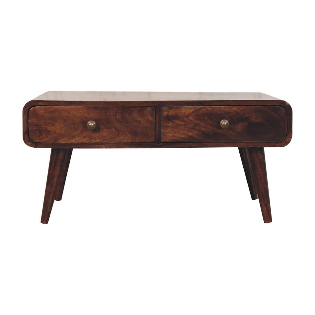 Artisan Furniture Solid Wood California Walnut Sonata Coffee Table