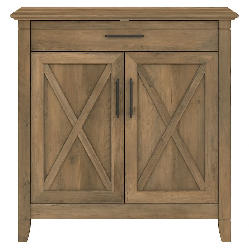 Key West Secretary Desk with Storage Cabinet by Bush Furniture