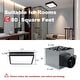 preview thumbnail 6 of 33, Akicon Bathroom Exhaust Fan with Light, 18W Dimmable 3CCT LED Light with 3.5W Night Light