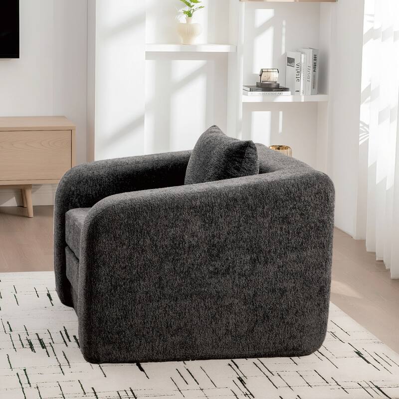 40"W Single Foldable Sofa Bed Equipped with Armrest and Backrest