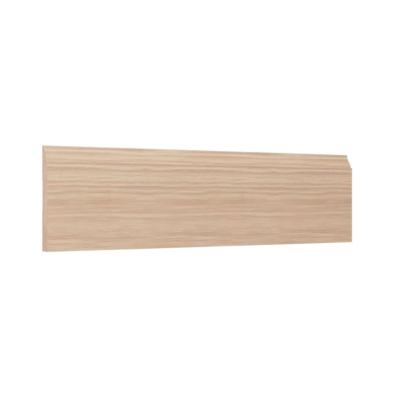 WM620: 9/16-in D x 4-1/4-in W x 96-in L Americraft Solid Hardwood Stain Grade Ogee Base Moulding