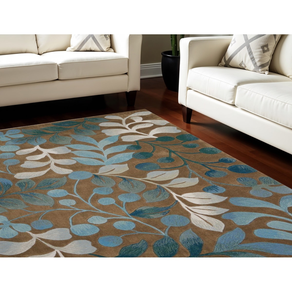 Cebis Stain Resistant Area Rug By HomeRoots - 111' X '87' X '0.5