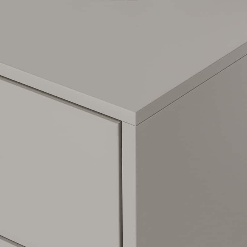 Furniture of America Erina Modern 3-Piece Glossy Chest and 2 Nightstand Bedroom Set