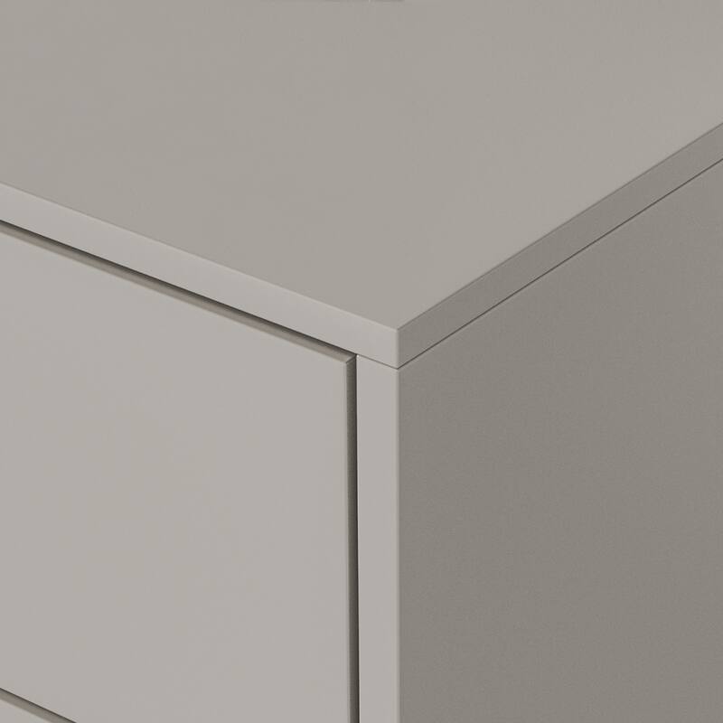 Furniture of America Erina Modern 3-Piece Glossy Dresser and 2 Nightstand Bedroom Set