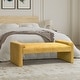 preview thumbnail 25 of 37, Roland Modern 58.5''W Upholstered Bedroom Bench by HULALA HOME