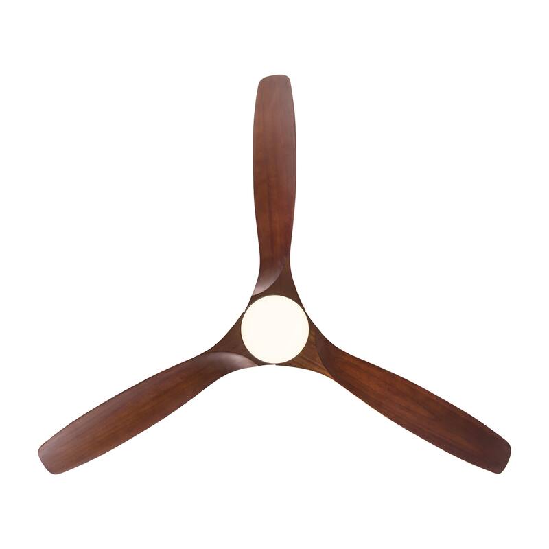 52" Farmhouse Rustic LED Ceiling Fan with Remote Control