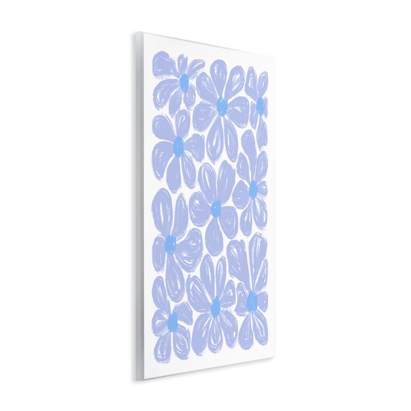 Stupell Blue Blooms Patterned Wall Plaque Art Design By Martina Pavlova