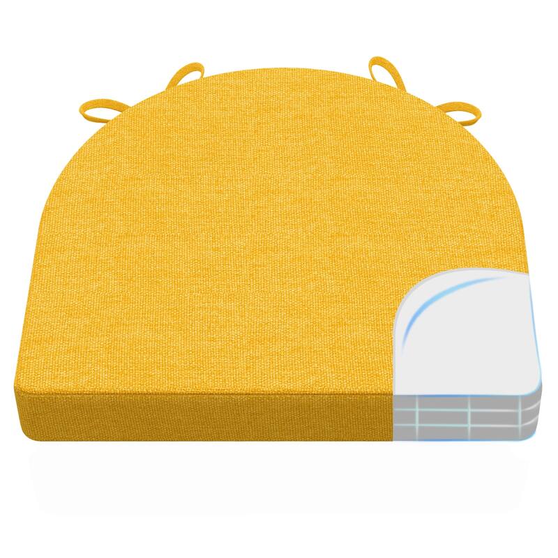 AAAAAcessories 17 in. X 16 in.Indoor Strap Non-slip Chair Cushion for Multi-scenario Setups (2 Pack) - N/A