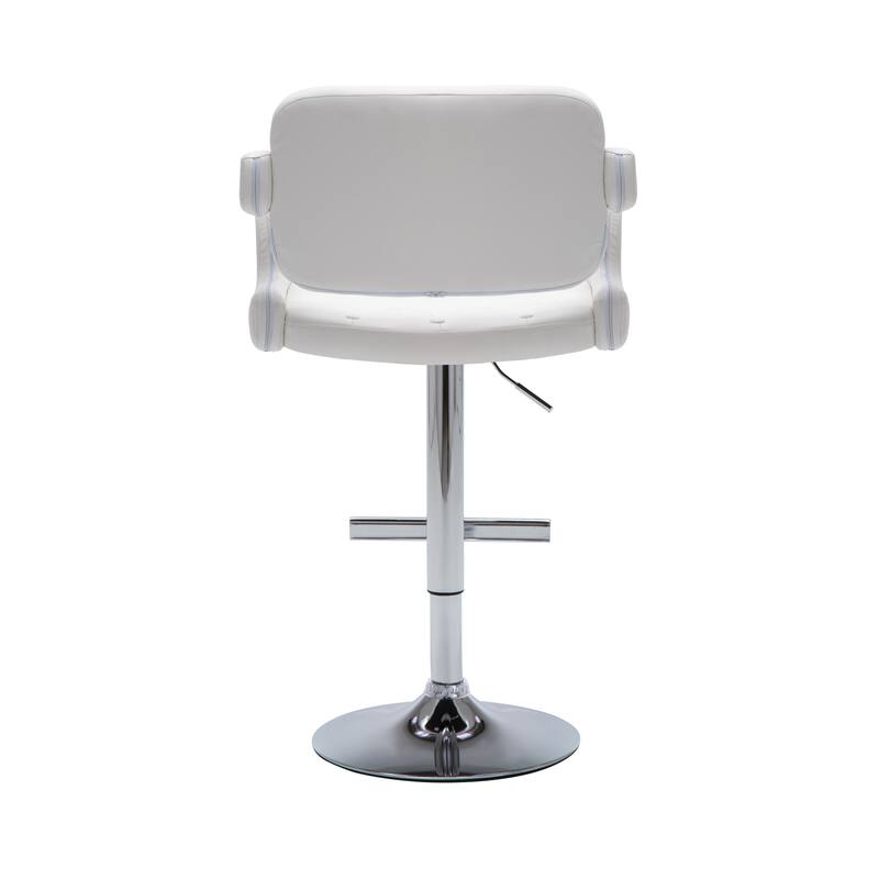 Porch & Den Coal Creek Modern Upholstered Adjustable Bar Stool