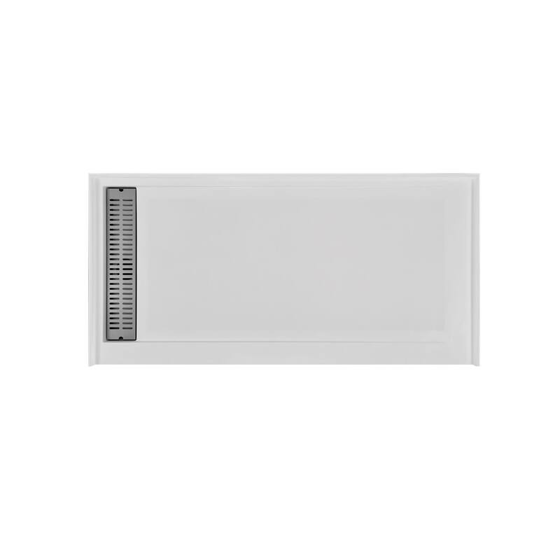 Transolid FSC6034L Commercial 60" x 34" Rectangular Shower Base with