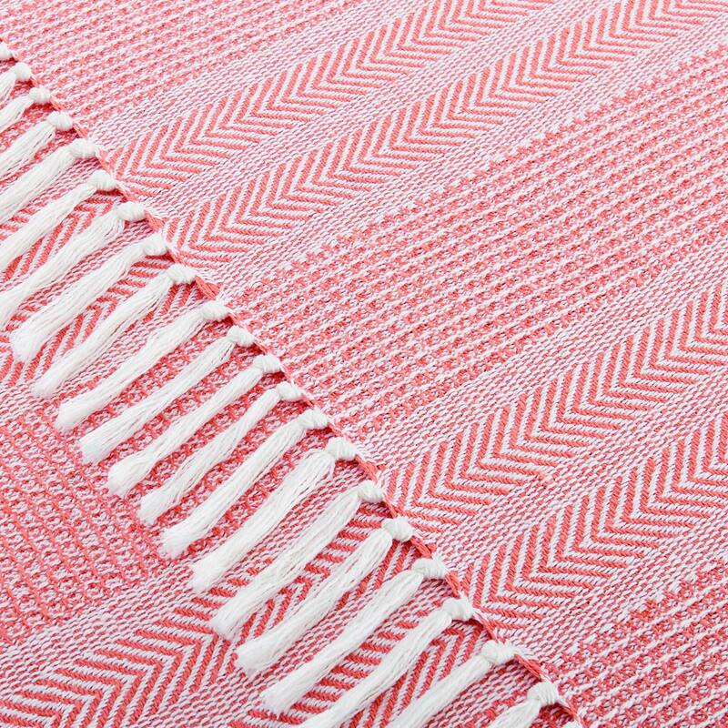 Oceanfront Resort Textured Stripe Throw