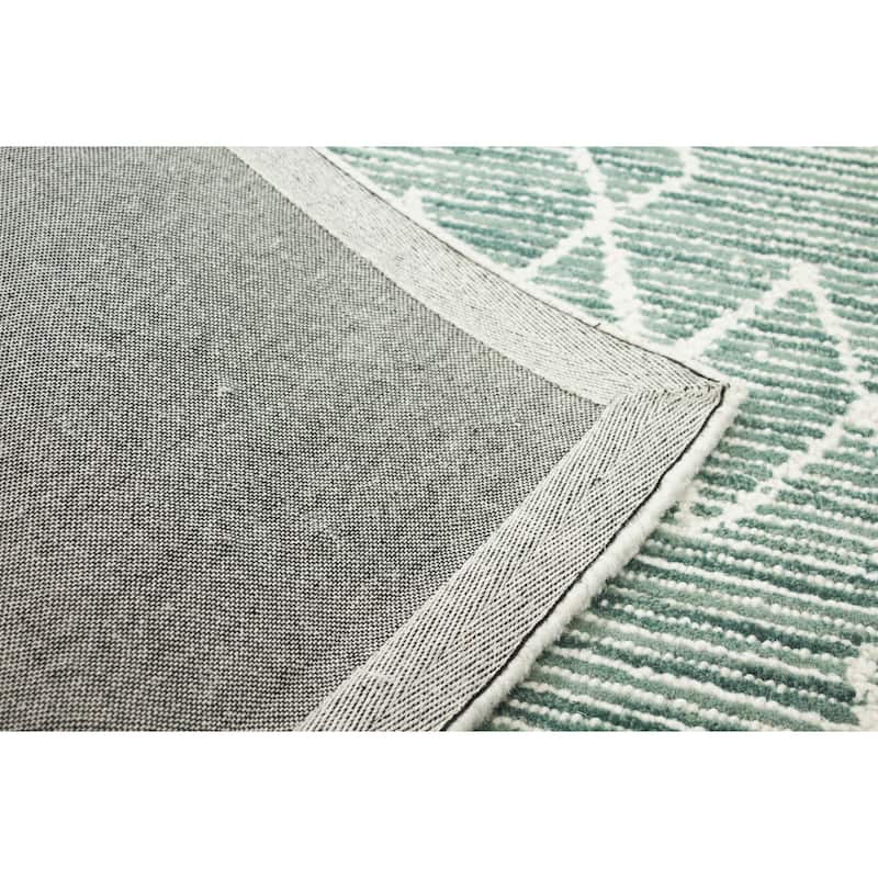 Bashian Eliezer Charcoal Contemporary Area Rug