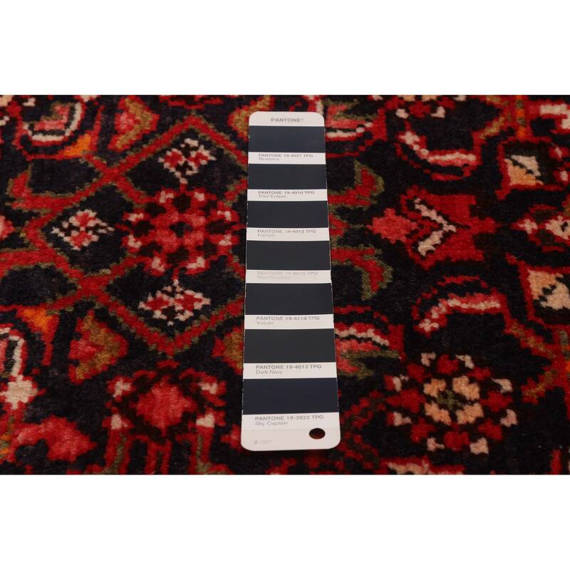 ECARPETGALLERY Hand-knotted Andelz Navy Wool Rug - 2'8 x 12'8