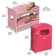 preview thumbnail 4 of 8, Badger Basket Double Doll Travel Case with Bunk Bed and Bedding - Pink