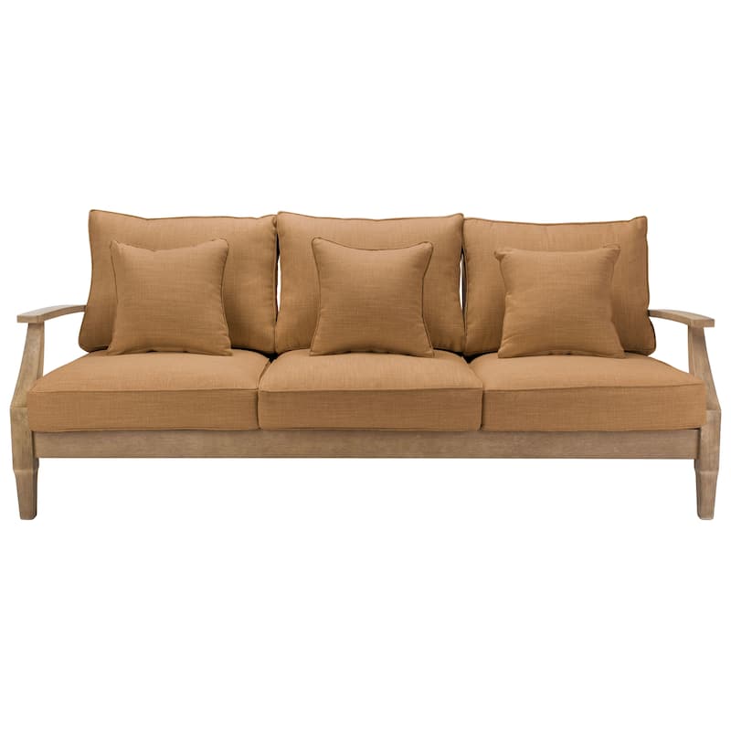 SAFAVIEH Couture Martinique Wood Patio Sofa