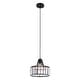 preview thumbnail 5 of 7, Maxax 1 - Light Single Drum Pendant with Crystal Accents