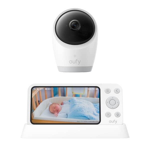 slide 2 of 5, Eufy E21 Baby Monitor - White