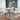 5 Piece Counter Height Dining Faux Marble Top Table Set and 4 Faux Leather High Chairs
