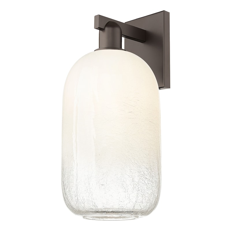 Innovations Lighting 716-1W-17-7 Brookhaven Cloche Sconce Brookhaven - Oil Rubbed Bronze / Opal