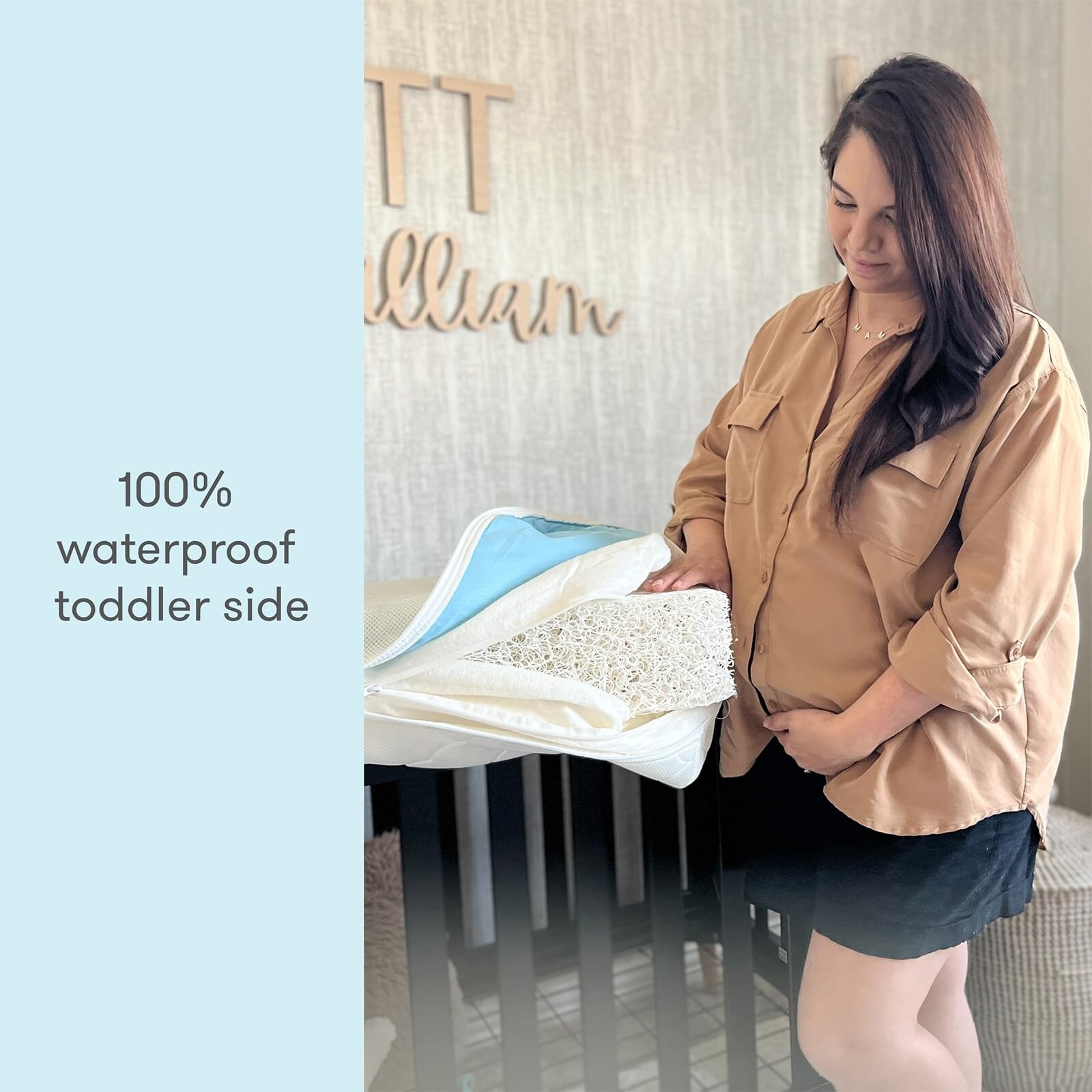 Crib Mattress Waterproof Infant Toddler Mattress Baby Bed