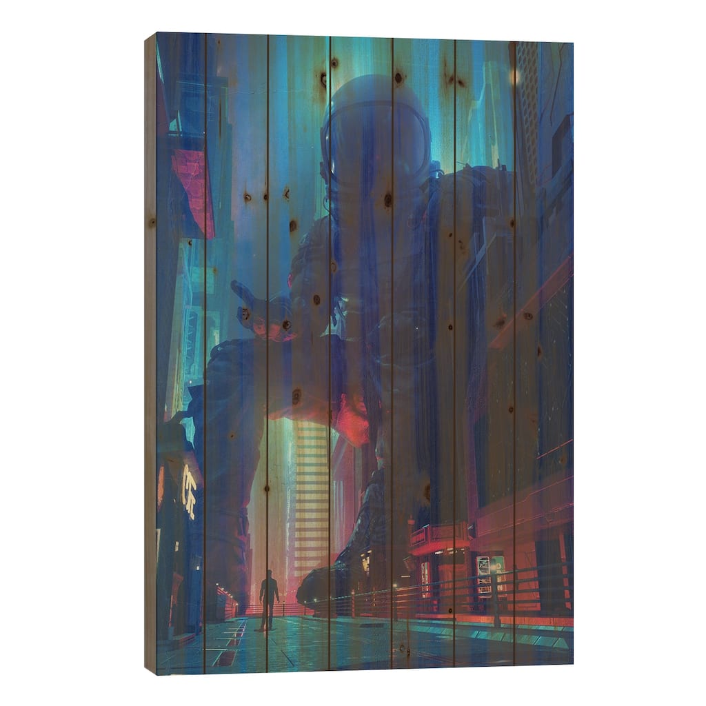 The Invitation Print On Wood by Nicebleed - Multi-Color