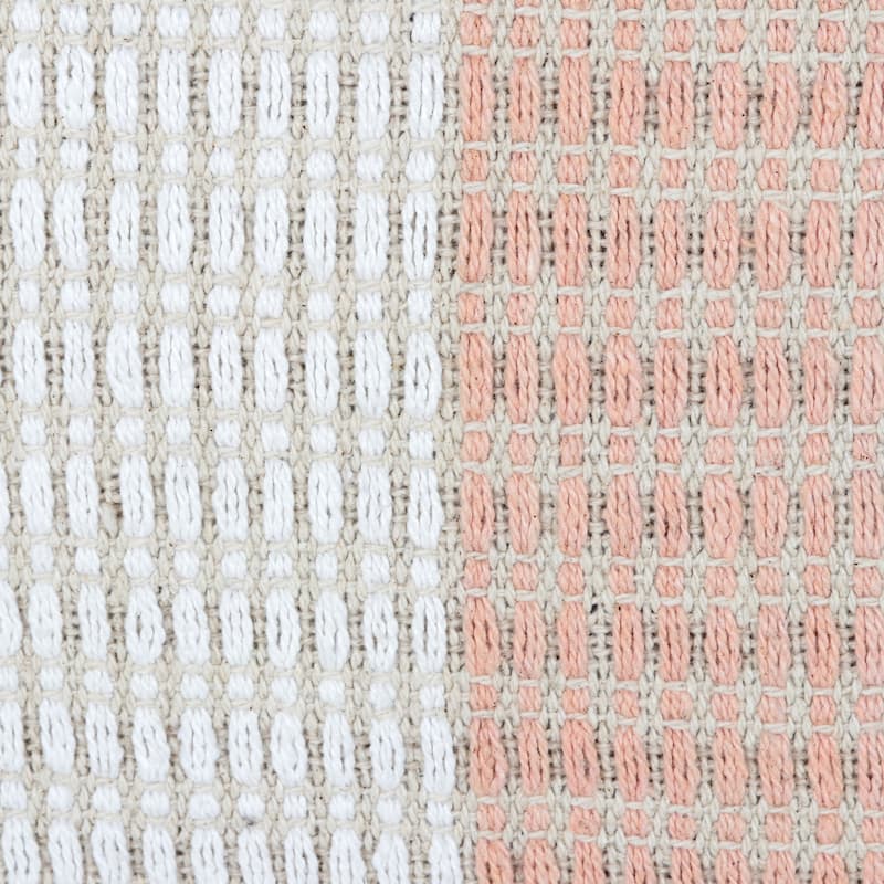 Novica Handmade Delhi Sophistication Peach Cotton Cushion Covers (Pair)