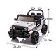 preview thumbnail 14 of 26, 12V Kids Ride-On Car with Remote Control, Dual Drive, Bluetooth, MP3, Four-Wheel Suspension, Headlights for Ages 2-4