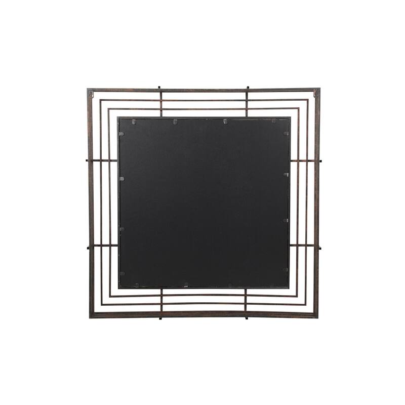 Brown Metal Room Wall Mirror