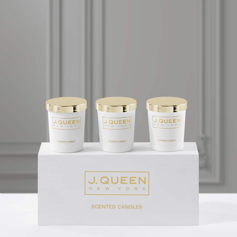 Violet Sandalwood Boxed Votive Candle Trio