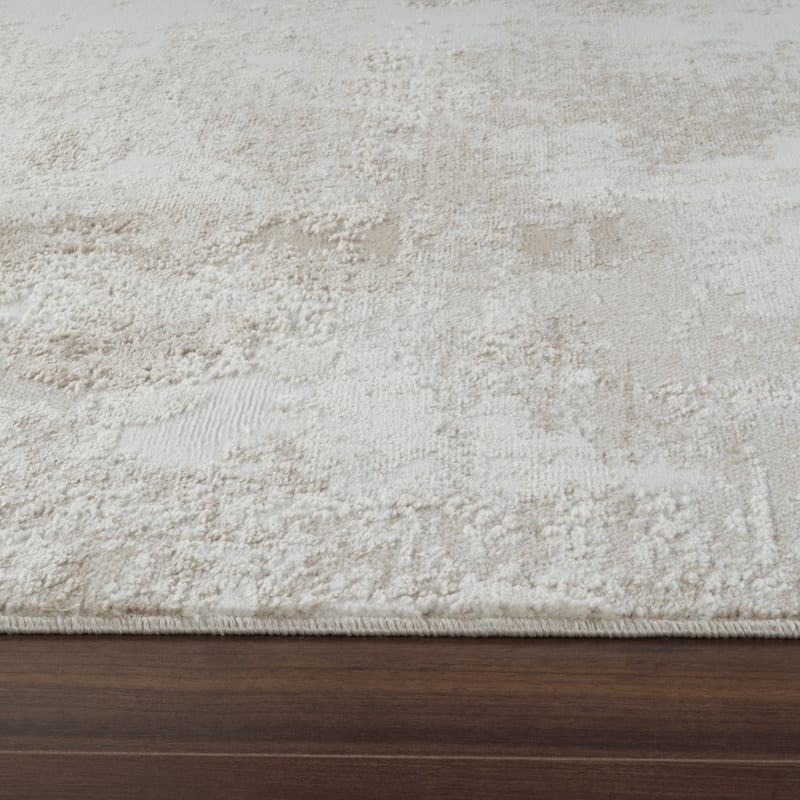 Rug Branch Nomad Coastal Abstract Indoor Area Rug, Beige Cream