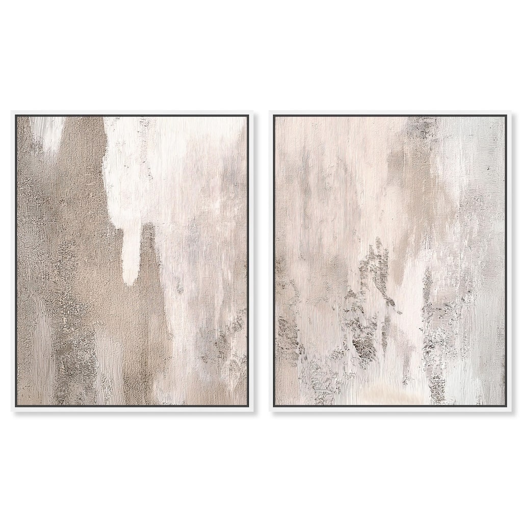 Striated Texture II Canvas Set of 2 by Art Remedy