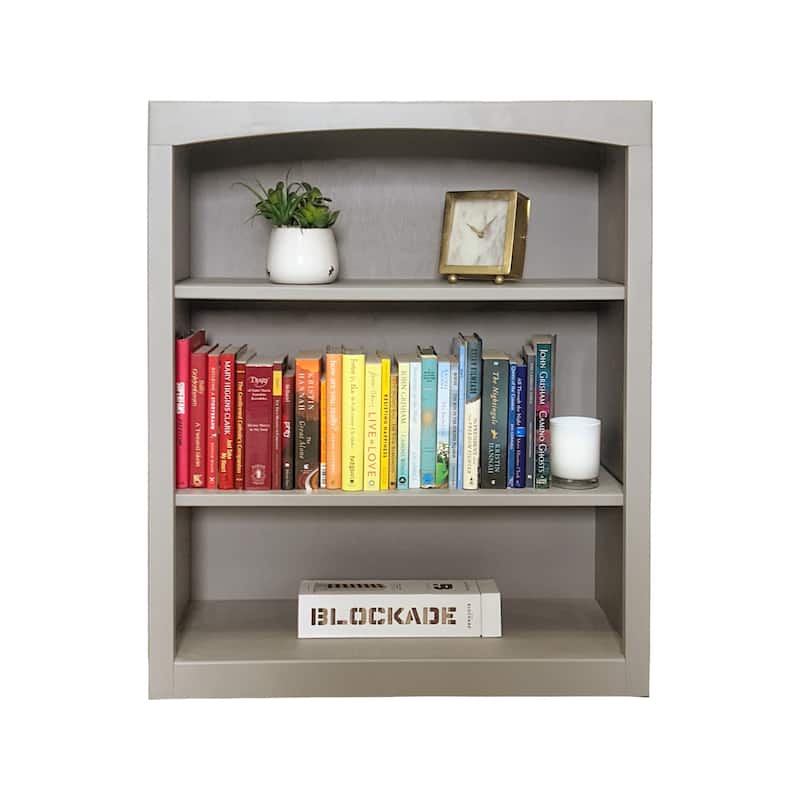 Arch+Haven Unfinished Solid Pine Bookcase