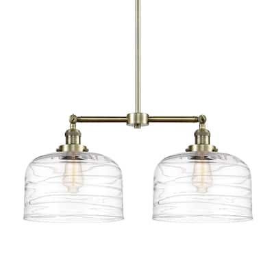Innovations Lighting 209-10-21-L Bell Linear Bell 2 Light 21" Wide