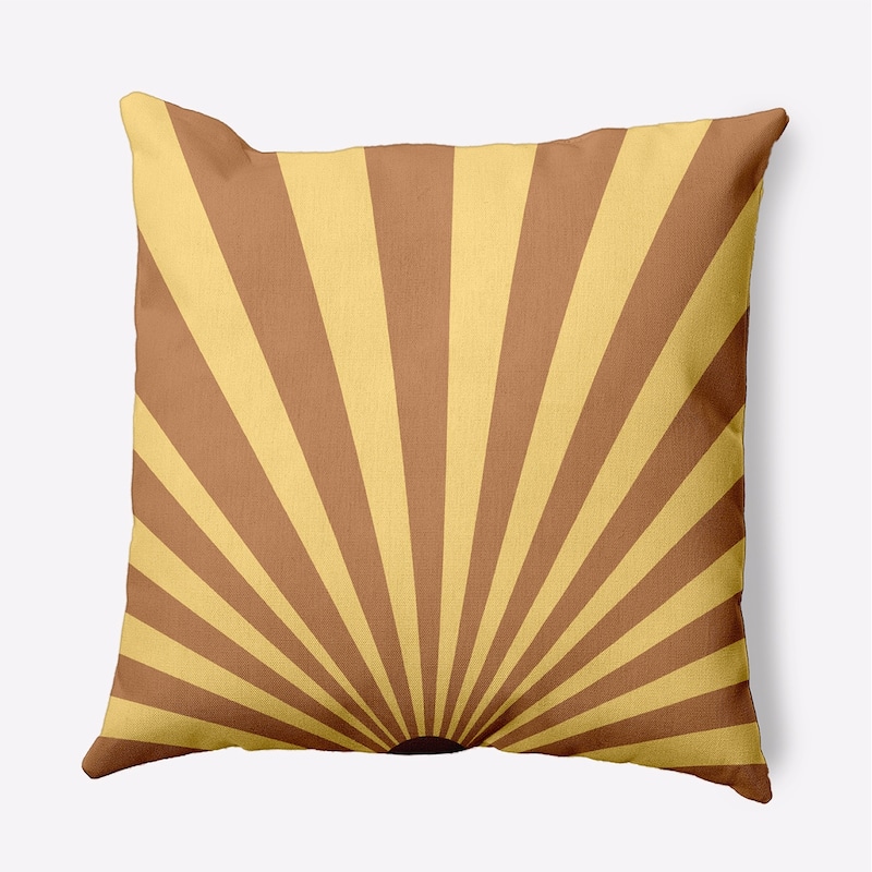 Sunset Indoor/Outdoor Throw Pillow - Lemon - 20" x 20"