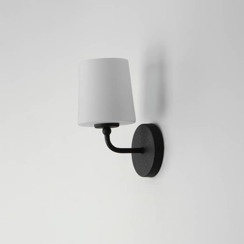 Maxim 12091SW Bristol 10" Tall Bathroom Sconce with Frosted Glass