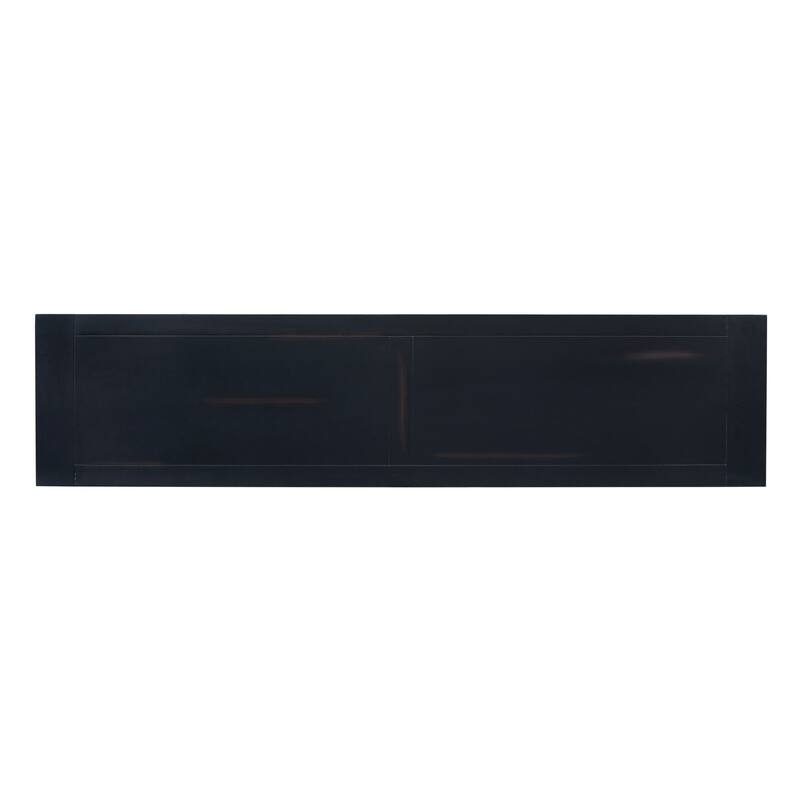 64-inch Long Console Sofa Table with 3 Drawers and Bottom Shelf, Thick Wood Hallway Table Entryway Table for Living Room