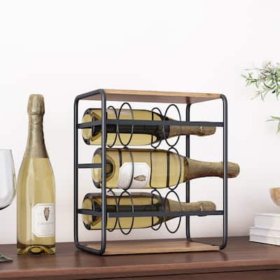 Rauser 6 Bottle Tabletop Wine Rack by Christopher Knight Home