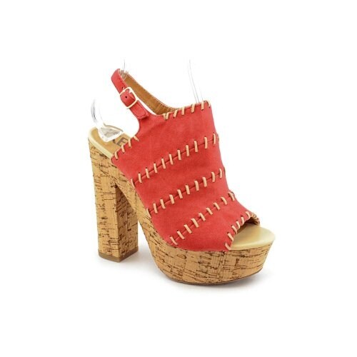 Kelsi Dagger West Platform Sandals - Red