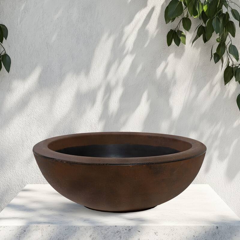 Sunnydaze Percival Outdoor Double-Walled Flower Pot Planter - 20.75"