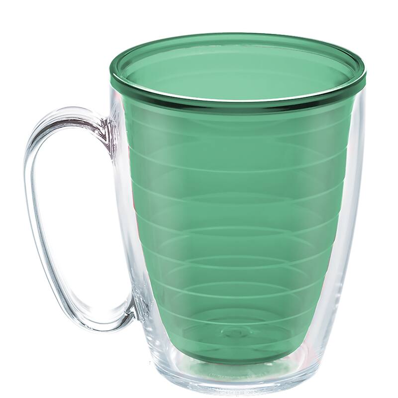 Tervis Clear & Colorful Tabletop Made in USA Double Walled Insulated Travel Tumbler, Mangrove Green - 16oz Mug - 16oz Mug